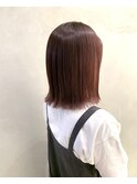 髪質改善カラー/ボルドーカラー/髪質改善