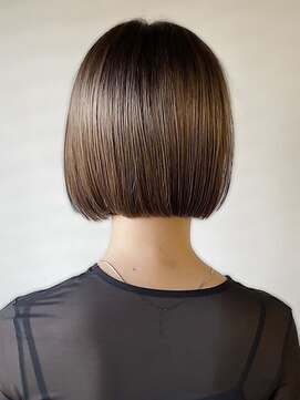 アース 錦糸町店(HAIR&MAKE EARTH) 透明感♪髪質改善カラー内巻きショートボブ小顔艶感