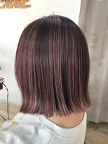 ニコル(Nicole) ピンクが好き☆外はねボブ