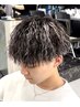 【メンズ限定】カット＋単色カラー＋炭酸SPor眉カット ￥10800