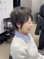 ハルキ ミナト ジャパン オオサカ(HARUKI MINATO japan OSAKA)&nbsp;40代50代60代白髪マッシュショートボブ大人美人くびれ髪質改善