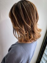 ライフ 星田店(Lyfe)&nbsp;デザインブリーチハイライトグラデーション_ボブレイヤー_321