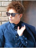 結婚式髪型　大人のメンズパーマ