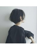 30代40代ショート白髪染めグレイカラーボブ艶栄名駅伏見丸の内