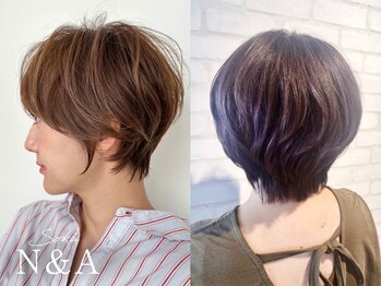 エヌアンドエー 草加店(N&A)の写真/白髪染めと思わせない透明感ある上質な艶髪が大好評☆ナチュラルな白髪ぼかしハイライトも◎ 〔草加駅1分〕