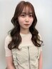 カット＋ブリーチなしダブルカラー　￥13,200→￥12,100