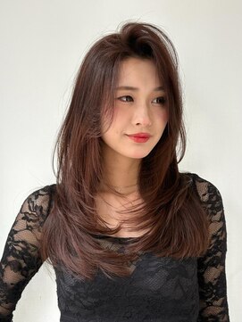 ニューヨークニューヨーク 梅田茶屋町店(NYNY) ワンカールレイヤー　海外スタイル　ブラウンカラー~*