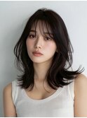顔まわり/韓国ヘア/ヨシンモリ/くびれ巻き