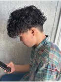 波巻きパーマ/スパイラルパーマ/ウルフ/マッシュパーマ/下北沢駅