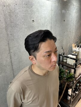 バーバーバー ナカノ(BARBER BAR NAKANO) ニュアンスパーマ/ツーブロック/サイドパート