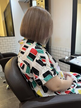 サロンドミルク 溝の口店(salon de MiLK) 10代20代30代/ボブ/ダブルカラー/ケアブリーチ［溝の口］