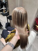 エラ(ere) アンブレラカラー #ミルクティーカラー #インナーカラー