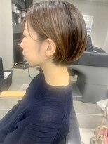 ゼスト 八王子店(ZEST)&nbsp;耳掛け丸みショートヘア　美由紀