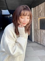 ガーデンヨコハマ(GARDEN YOKOHAMA)&nbsp;ミディアム/インナーカラー/フェイスフレーミング/前髪パーマ