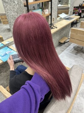 ヘアーテラスエム 奈良店(hair terrace M) 奈良でピンクカラーでお困りの方にオススメスタイル