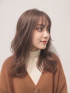 アメリラブ(ameri love) チャコールグレー×ルーズウェーブ