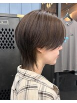 ギークス(GEEKS) 【GEEKS渋谷】センターパート/グレージュ/韓国風ヘア/透明感