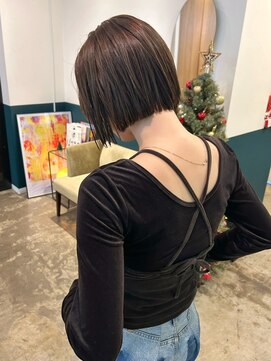 ヘアーブレイス(hair brace) 千葉駅/着物ヘア/大人ガーリー/ダークアッシュ/似合わせカット