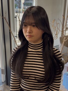 テラバイルヴェール 各務原(TERRA by LeVert) ブルーブラック韓国ヘア