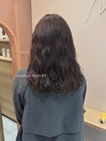 メルト 西梅田店(melt)&nbsp;柔らか質感が叶うミディアムパーマ