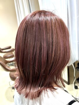 アズール 草加(azule) 【大人女性おすすめ】ピンクハイライトカラー