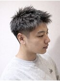 逗子葉山スパイキーショートメンズカットツーブロ眉毛サロンR19