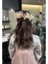 ケンジ 横浜(KENJE)&nbsp;ハーフアップ/ゆるふわ/卒業式/袴アレンジ