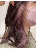 【Hairate本川越】イヤリングカラー／ピンク