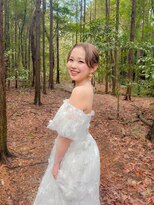 スリーバイザサロン(THREE by the salon) 花嫁ヘアメイク(前撮りヘアメイク)