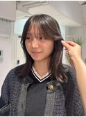 イメチェン前髪カット[表参道ダブルカラーケアブリーチ縮毛矯正]