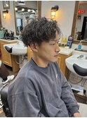 波巻きツイストスパイラル/リバースセンターパート[大宮/理容室]