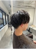 刈り上げ波巻きツイストスパイラル