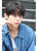 リークフー(Ree cu fuu) シースルーマッシュ韓国マッシュダウンパーマ10代20代30代/