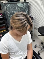アドネ プライム(adne prime)&nbsp;メンズカット　メンズバレイヤージュ　メンズセンターパート