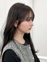 アマトウキョウ アユンチェ(AMA TOKYO×AYUNCHE) 前髪顔まわり韓国ヘアレイヤーカットサイドバンク2wayバンク韓国