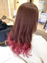 アッシュ 南万騎が原店(Ash)&nbsp;髪質改善×ピンクブラウン×ビビットピンク