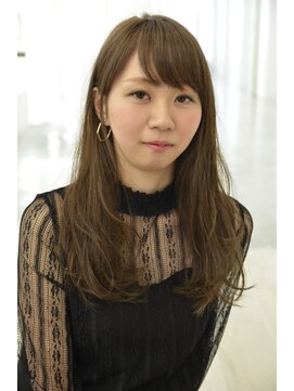 アドラーブル 松崎店(adorable) 【adorable】上品ベージュ×大人ワンカールストレート