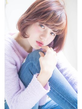ロンドアベニール 北千住(Lond avenir) 【lond avenir本田奈穂美】小顔に見えるあごラインの柔らかボブ