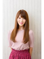 ヘアーサロン キー(Key)&nbsp;大人かわいいモカベージュ♪ツヤ髮ナチュラルストレート