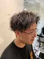 エル(EL by green)&nbsp;【MITSU】ツイストパーマ×ショートレイヤー×ツーブロック