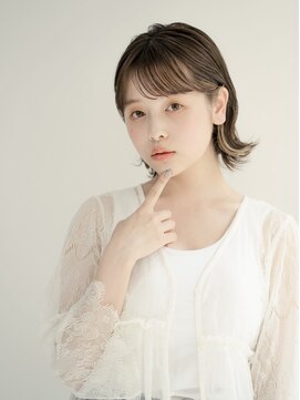 エンタク 新宿(enntaku) ボブ/カーキグレージュ/マッシュショート/大人かわいい[新宿駅]