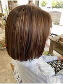 シークレットハイライト+ベージュカラー