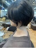 大人可愛いイメチェンモードヘアダークアッシュチェリーブラウン