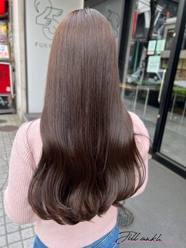 ジル アンク(Jill ankh) 《Jillankh 姫路駅前》オリーブベージュ　艶髪　赤み消し