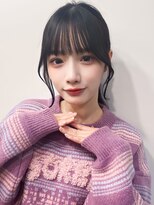 ピープスアンドスー 表参道 渋谷(Peeps&Suu.) ぱっつん前髪/小顔顔まわりカット/韓国ヘア