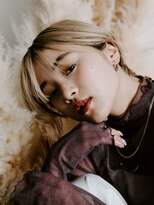 ミットバイツリー 新宿南口(mit by tree) ミルクティーアッシュ×マッシュショート