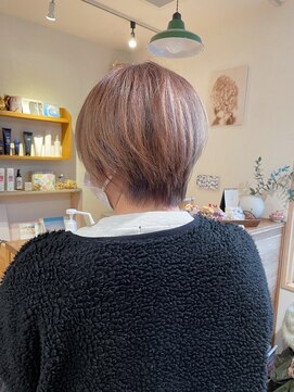 サロンドオクシー(Salon de OXY) ホワイトベージュショート