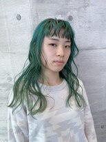 サラビューティーサイト 志免店(SARA Beauty Sight) 【KANATA】20代30代ブリーチ1回！コンクグリーン