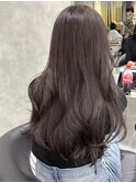 ロングレイヤーカット×グレージュカラー【CHICA】