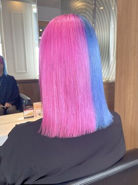 シーズンズセントリック 吉祥寺(SEASONS Centric) 個性派ツートンカラー『ペールピンク&ペールブルー』